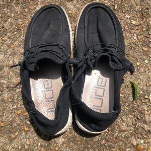 Hey Dude Women's Wendy L Black Shoes Size 11 *FLAW